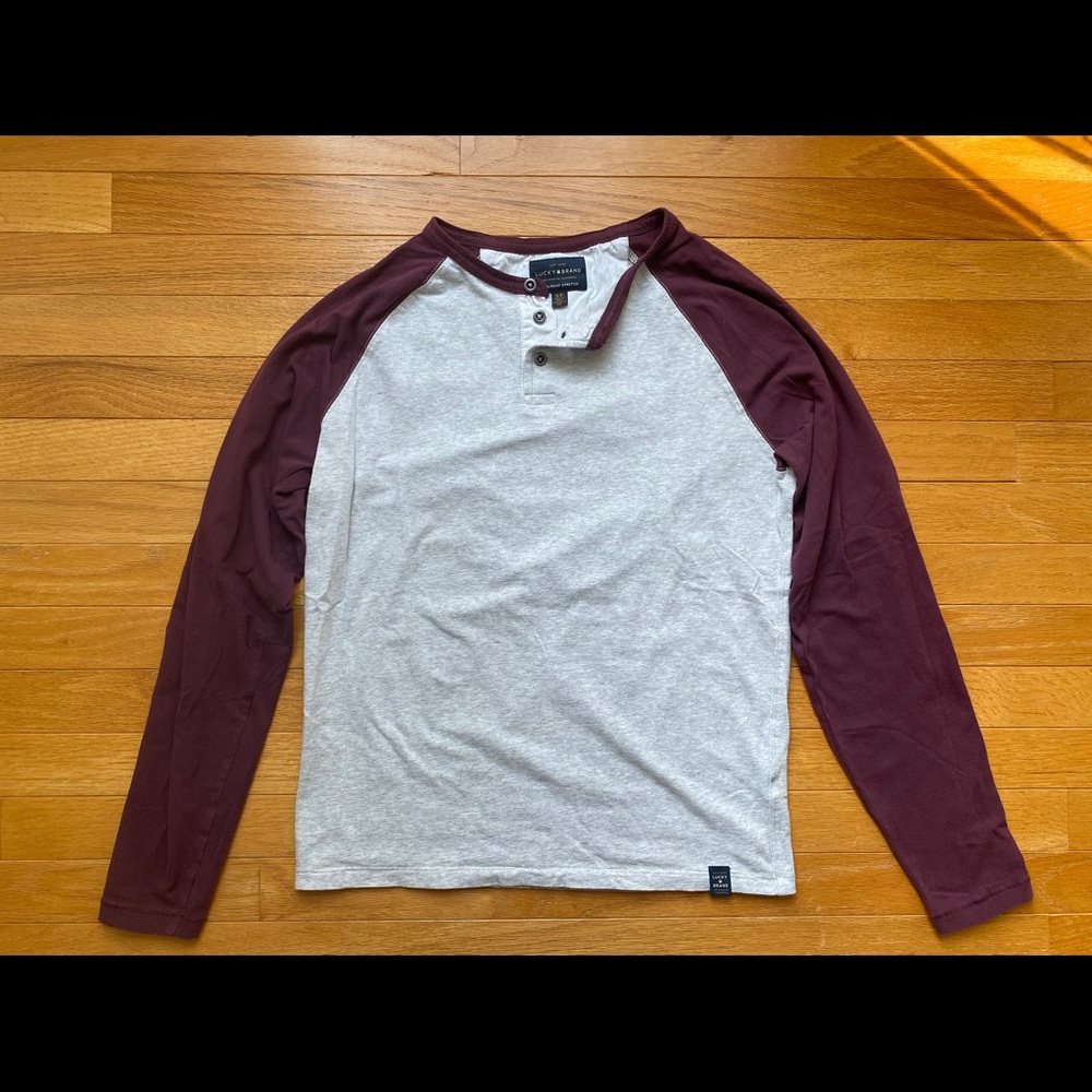Lucky Brand Henley Long Sleeve Shirt